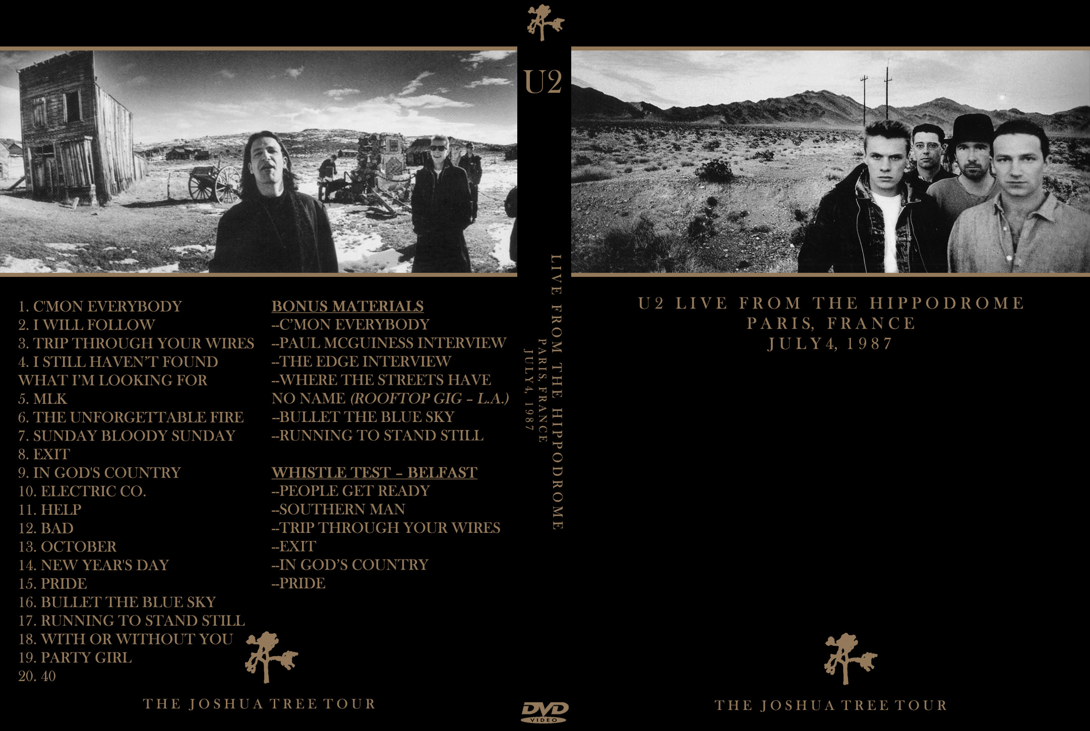 U2gigs.com cover » Video » DVD » 1987 - The Joshua Tree Tour » 03